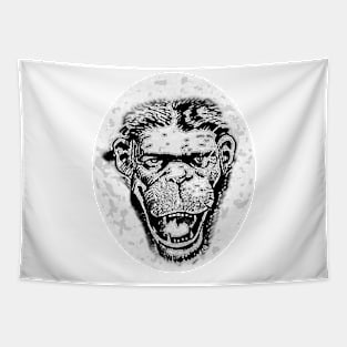 cynical monkey Tapestry