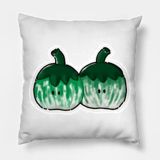 Twin baby eggplant Pillow