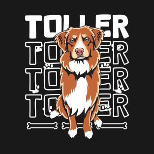 Toller Stand Nova Scotia Duck Tolling Retriever T-Shirt