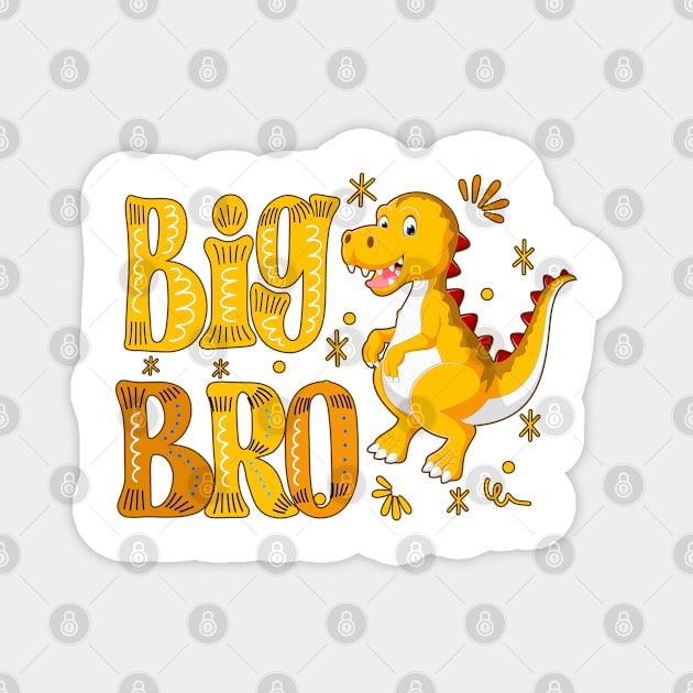 big brother, Promoted to big brother dinosaur Gift, Big bro Magnet by UranusArts