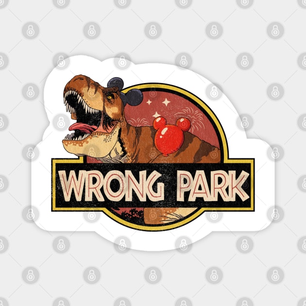 Wrong park Magnet by Ildegran-tees