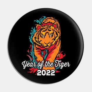 Water Tiger Year of the Tiger 2022 Pin