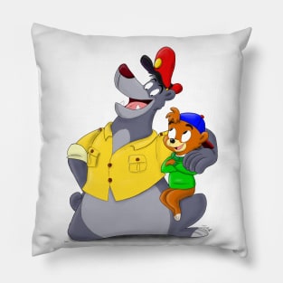 Papa Bear and Little Britches Pillow