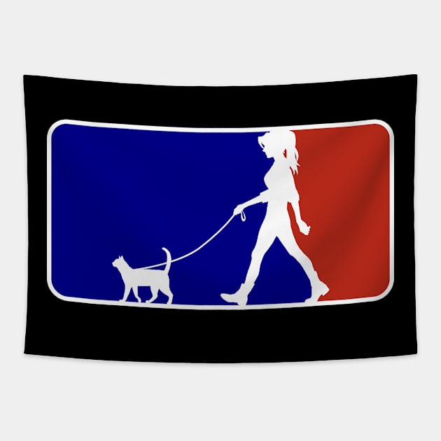 Major League Cat Walker (F) Tapestry by CCDesign