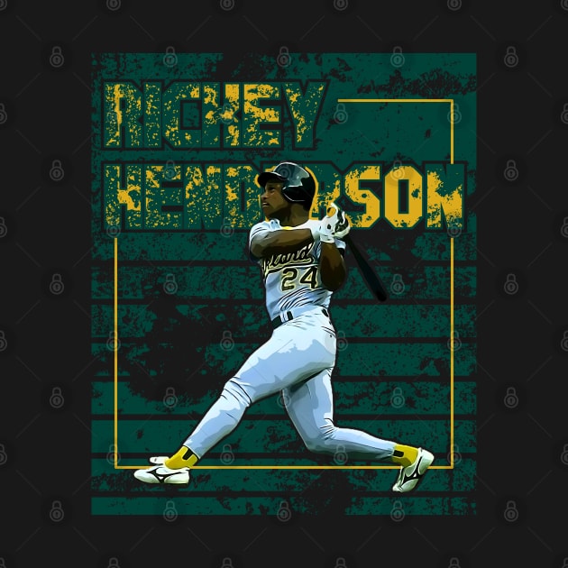 Rickey henderson by Aloenalone