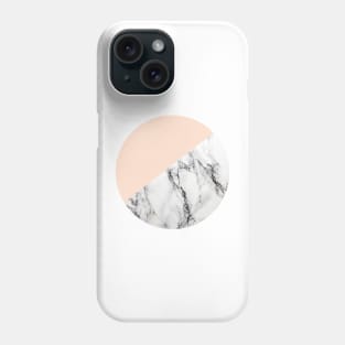 Blush with Marble Phone Case