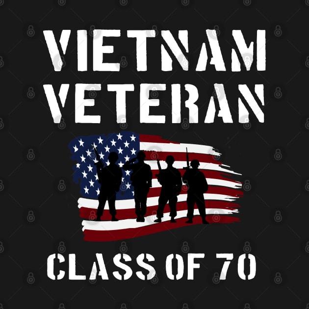 Vietnam Veteran Class of 70 by Dirty Custard Designs 