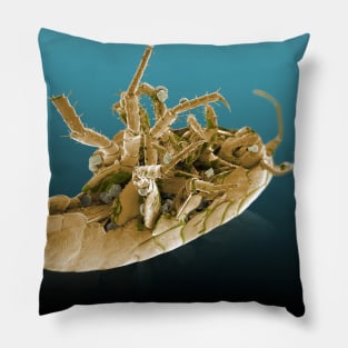 Alien Sci fi Scary Creature lying on back Pillow