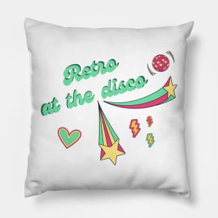 Retro at the disco Pillow