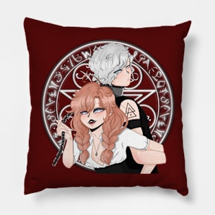 Devils in the details Pillow