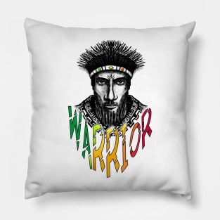 Afro warrior Pillow