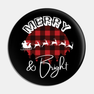 Merry and Bright Christmas Holiday Design for Christmas 2020 Pin