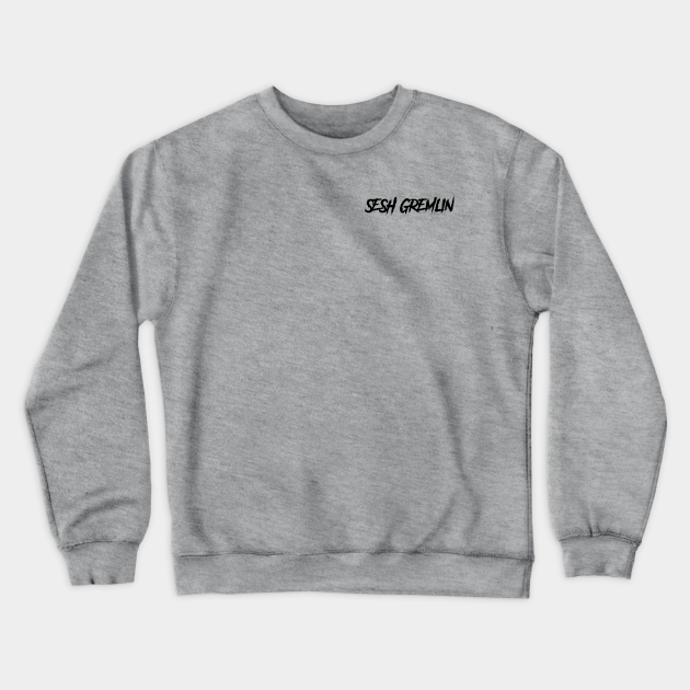 sweatshirt with writing on sleeve