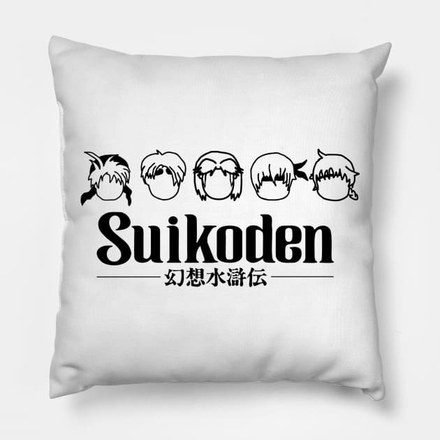 [Black] Tenkai T-Shirt Pillow by GensoChiepoo