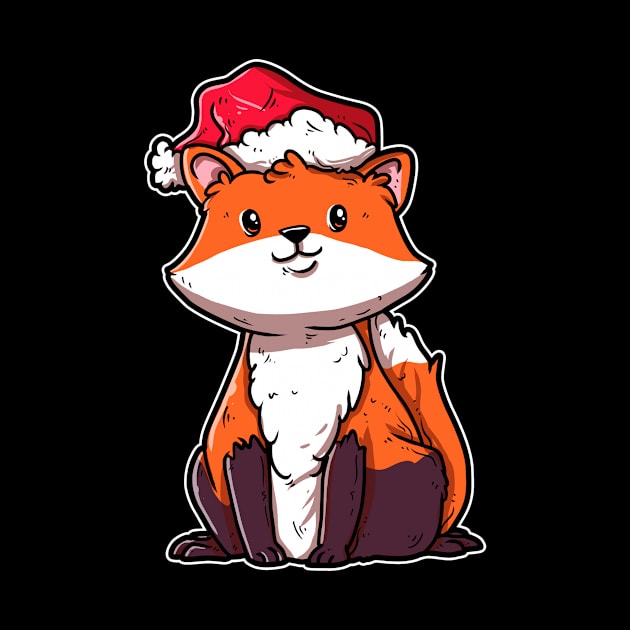 Christmas Fox by TheTeeBee