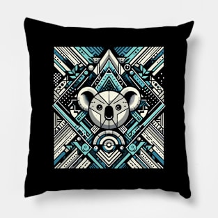 Abstract Animal Koala 2 Pillow