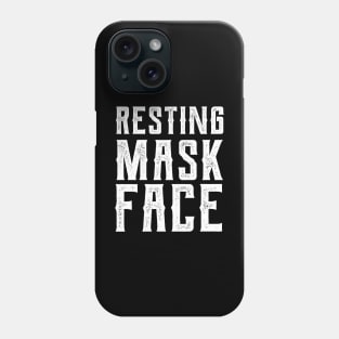 Resting Mask Face  funny mask Phone Case