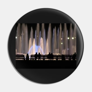 Fountains and Silhouettes Pin