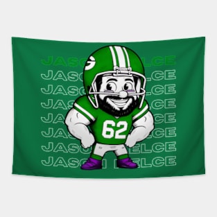 Jason Kelce in his Philadelphia Eagles uniform Tapestry