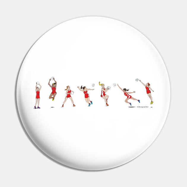 Netball players Pin by dizzycat-biz