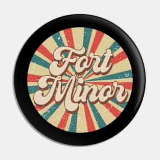 Circle Design Minor Proud Name Birthday 70s 80s 90s Styles Pin