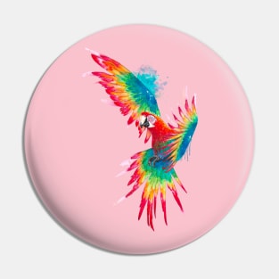 Scarlet Macaw Pin