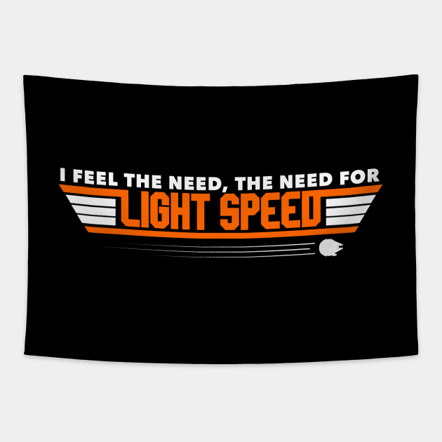 Light Speed! Tapestry by ForbiddenMonster