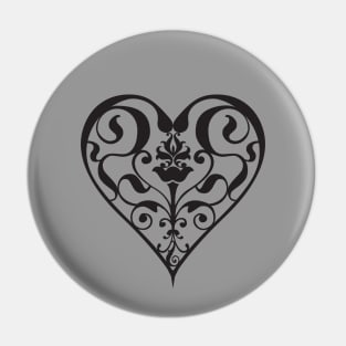 Retro Heart Pin