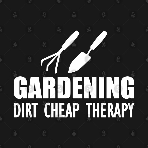 Gardening dirt cheap therapy w by KC Happy Shop