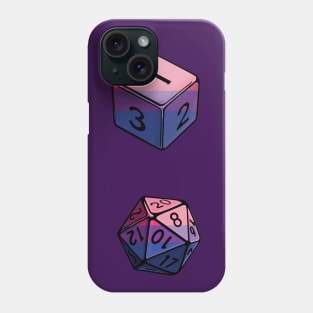 Pride Dice Set - Bisexual Phone Case