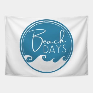 Beach Days. Fun Summer, Beach, Sand, Surf Design. Tapestry