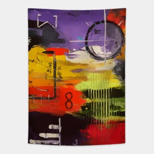 Scientific Abstract Art Tapestry