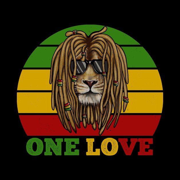 African Lion, Rasta Love, Jamaica by dukito