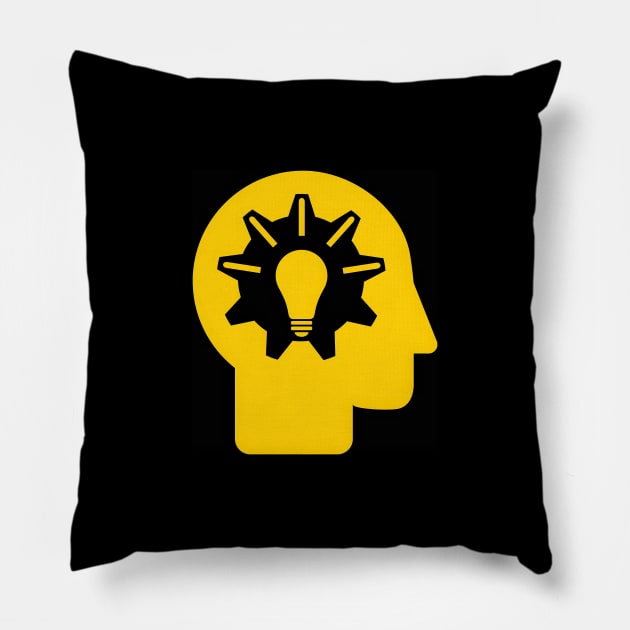 Genius mind Pillow by Jcollection77