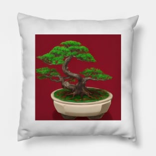 Bonsai Tree Japan Established Pillow