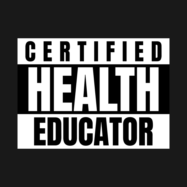 Certified health educator by HuntersDesignsShop