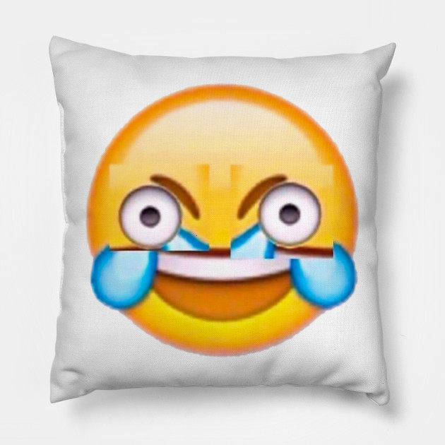 Cry Laugh Emoji Meme Cry Laugh Emoji Pillow Teepublic