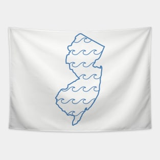 Jersey Waves Royal Blue Tapestry