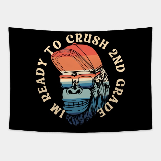 I'm Ready To Crush 2nd grade Back To School Tapestry by Myartstor 