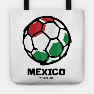 Mexico Football Country Flag Tote