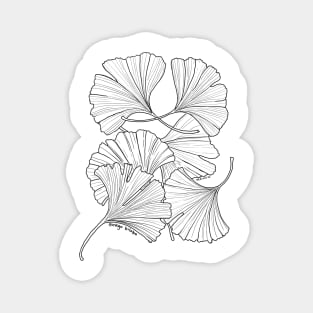 Ginkgo Leaves Magnet