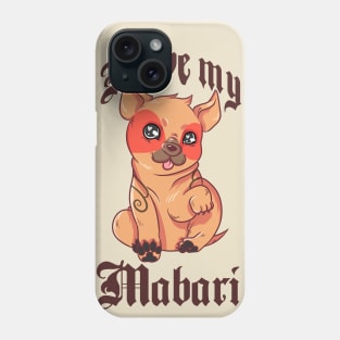 I Love My Mabari Phone Case