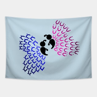 Bipolar Semicolon Butterflies Tapestry