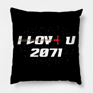 I love u 2071-anime cowboy mashup Pillow