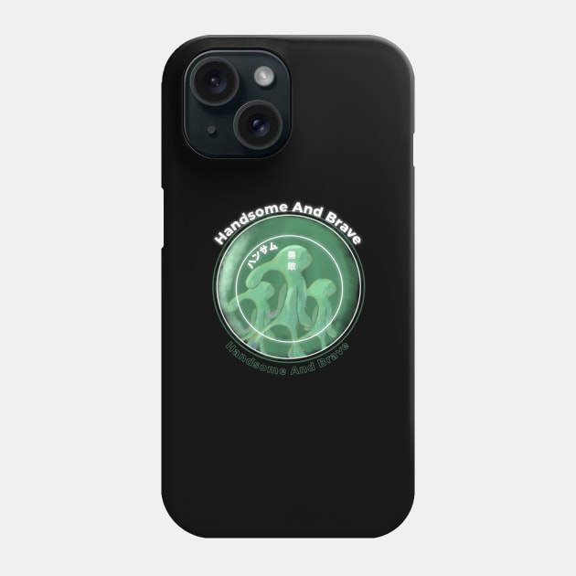 Squidward Handsome And Brave Phone Case by LHN Graphic