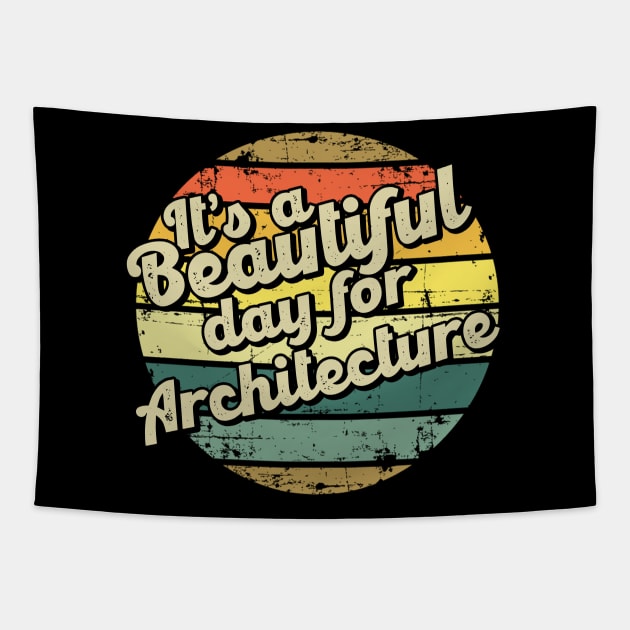 Architecture gift for architect. Perfect present for mother dad friend him or her Tapestry by SerenityByAlex