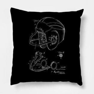 Nose Guard Vintage Patent Drawing Pillow