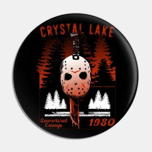 CRYSTAL LAKE SURVIVAL CAMP Pin