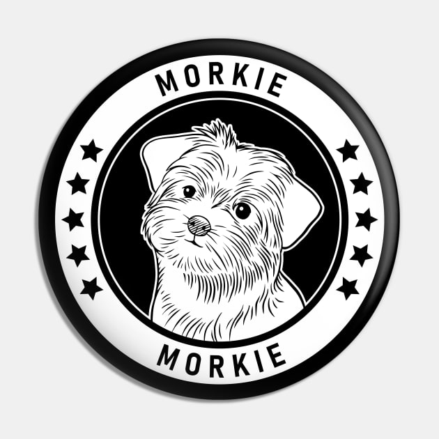 Morkie Fan Gift Pin by millersye