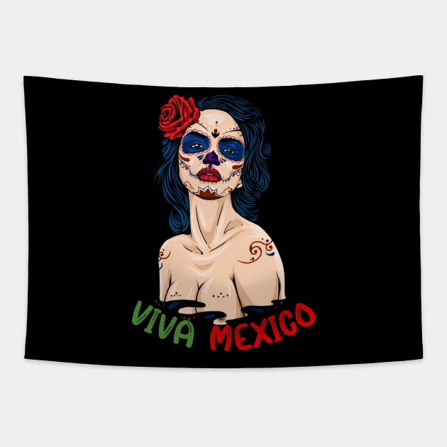 Viva Mexico Tapestry by JayD World